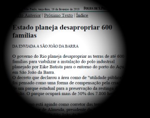 título  da matéria