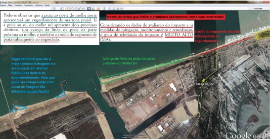 Trecho do RIMA - Explicação da Erosão