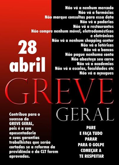 greve geral