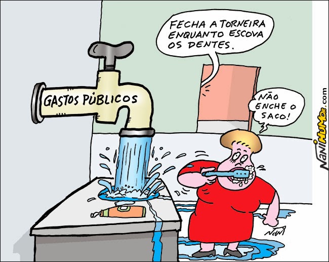 descontrole dos gastos públicos