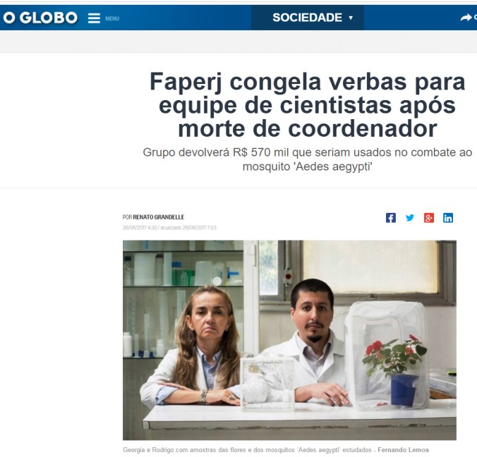 faperj congelada