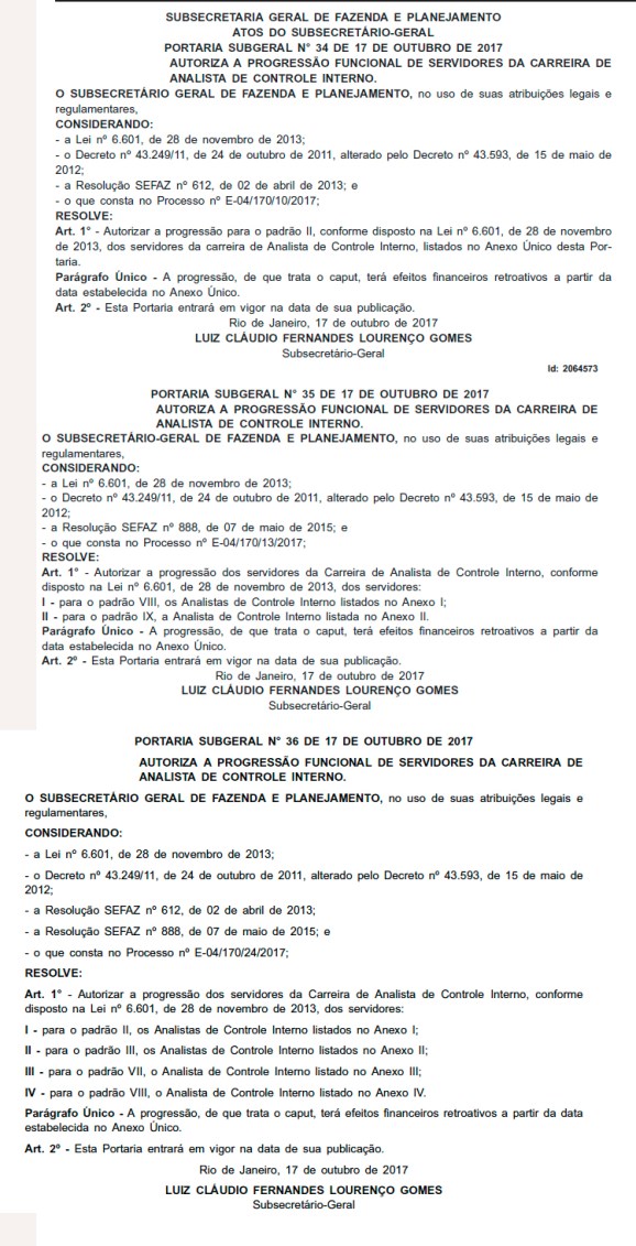 progressões retroativas