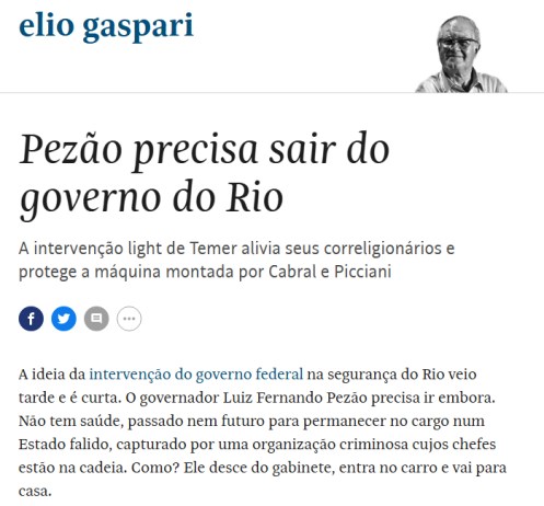 gaspari pezão