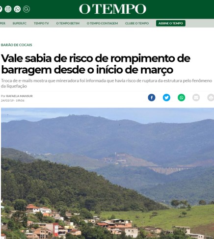 o tempo barão de cocais