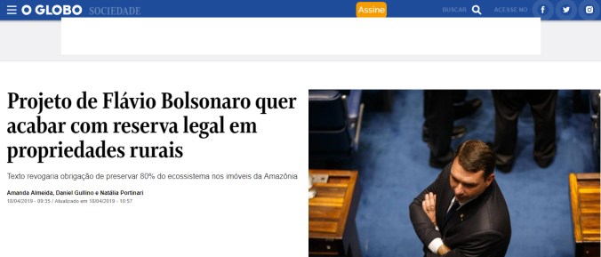 bolsonaro reserva legal