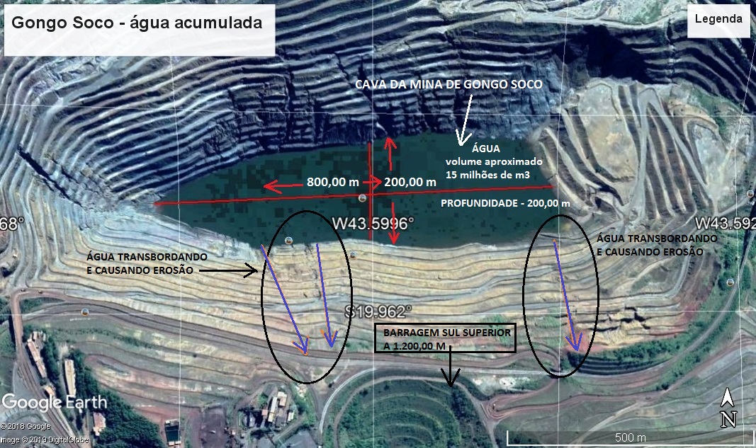 Gongo Soco - água acumulada