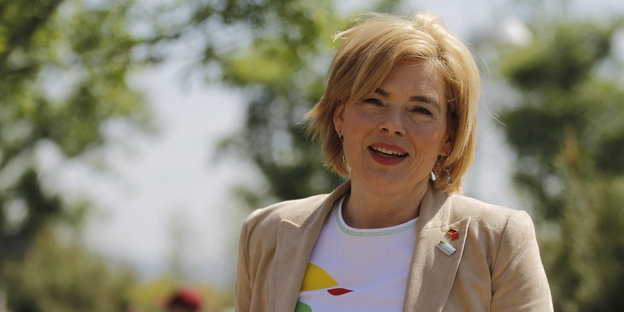 Landwirtschaftsministerin auf Garten-Expo in Peking