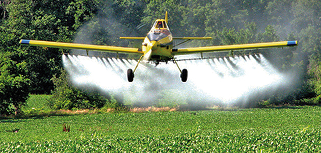 agrotóxicos avião