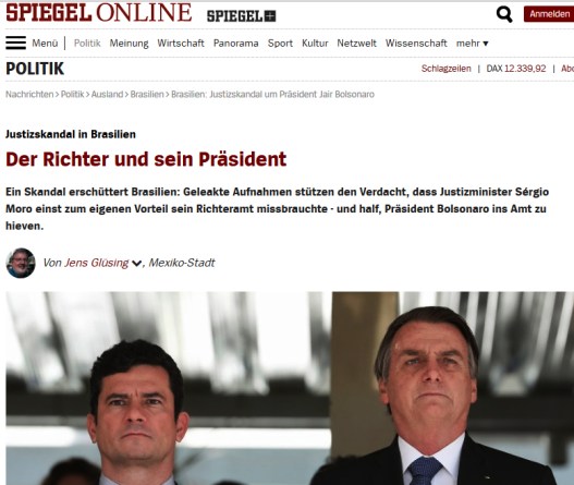 der spiegel moro bolsonaro