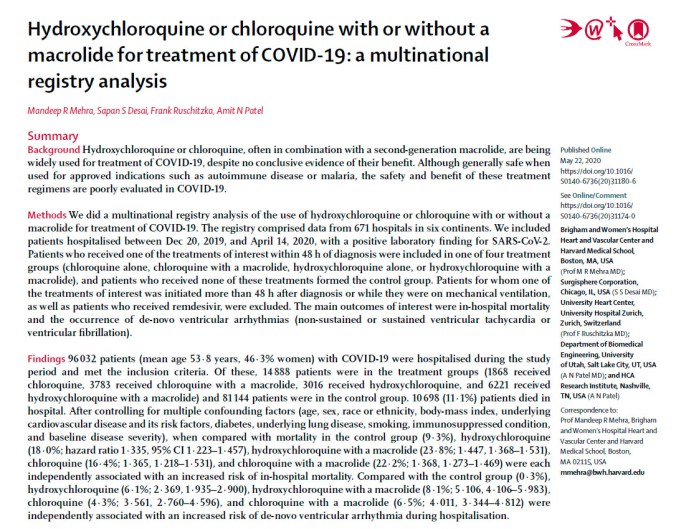cloroquina trial