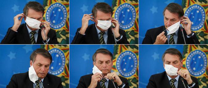 bolsonaro mascara