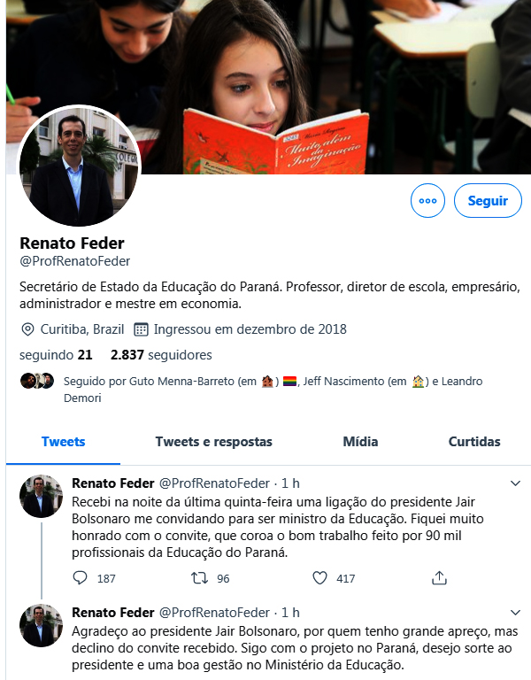 renato feder declina