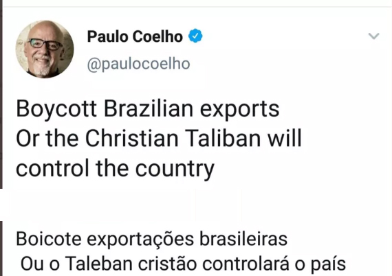 boicote paulo coelho