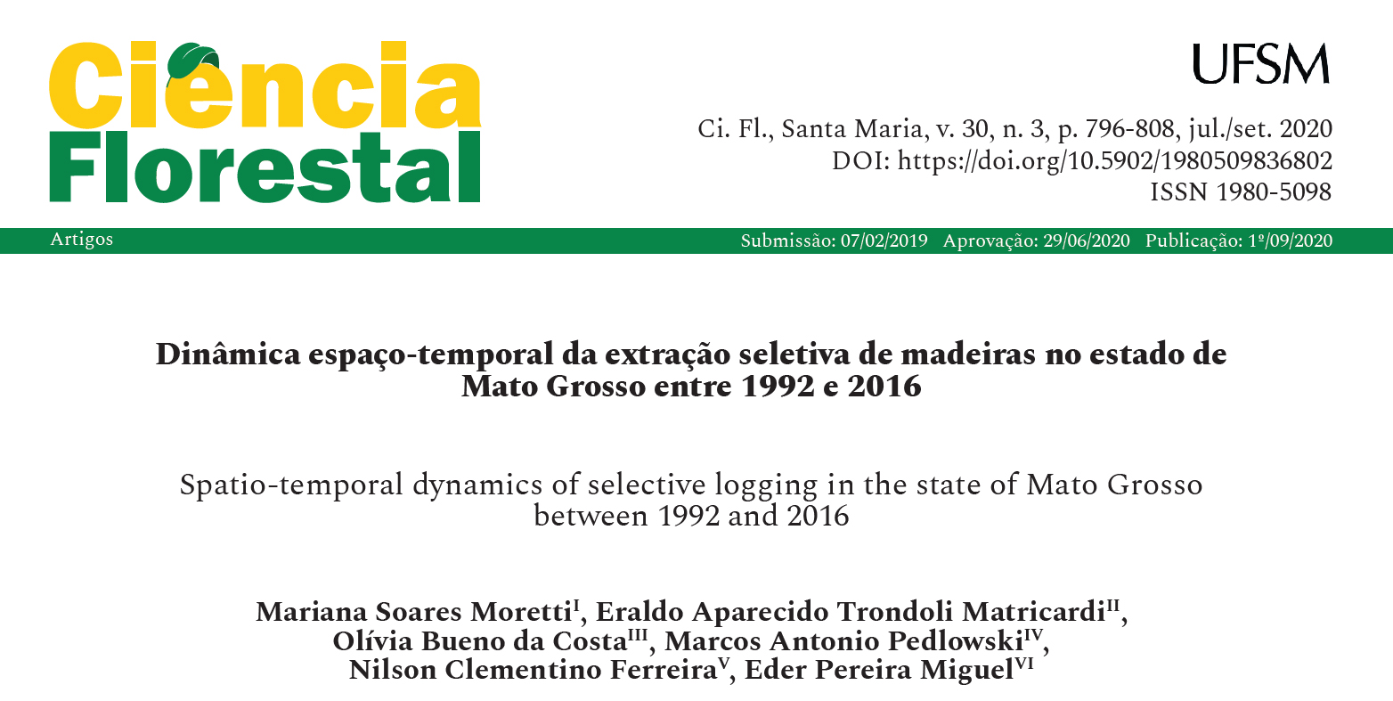 ciencia florestal extração madeira mt