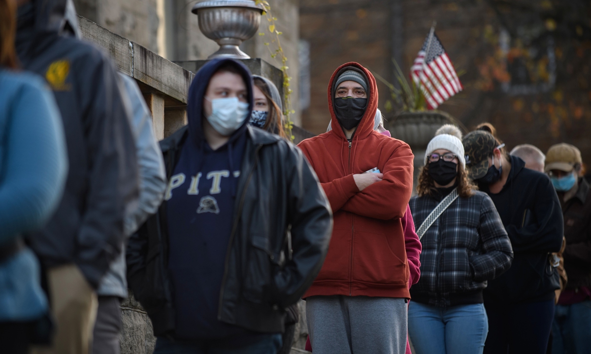Across The U.S. Voters Flock To The Polls On Election Day