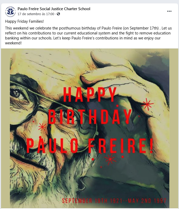 paulo freire school