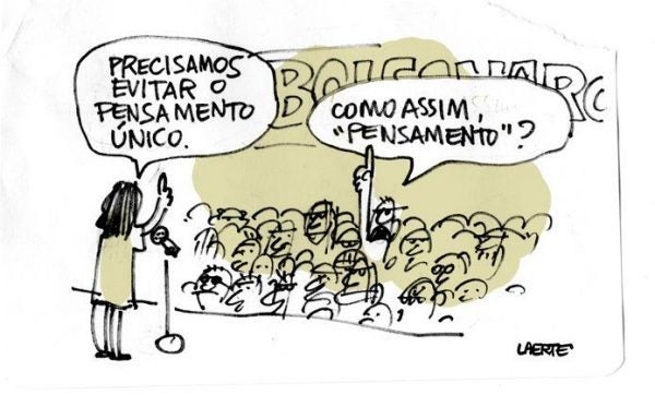 Pensamento-único-Laerte